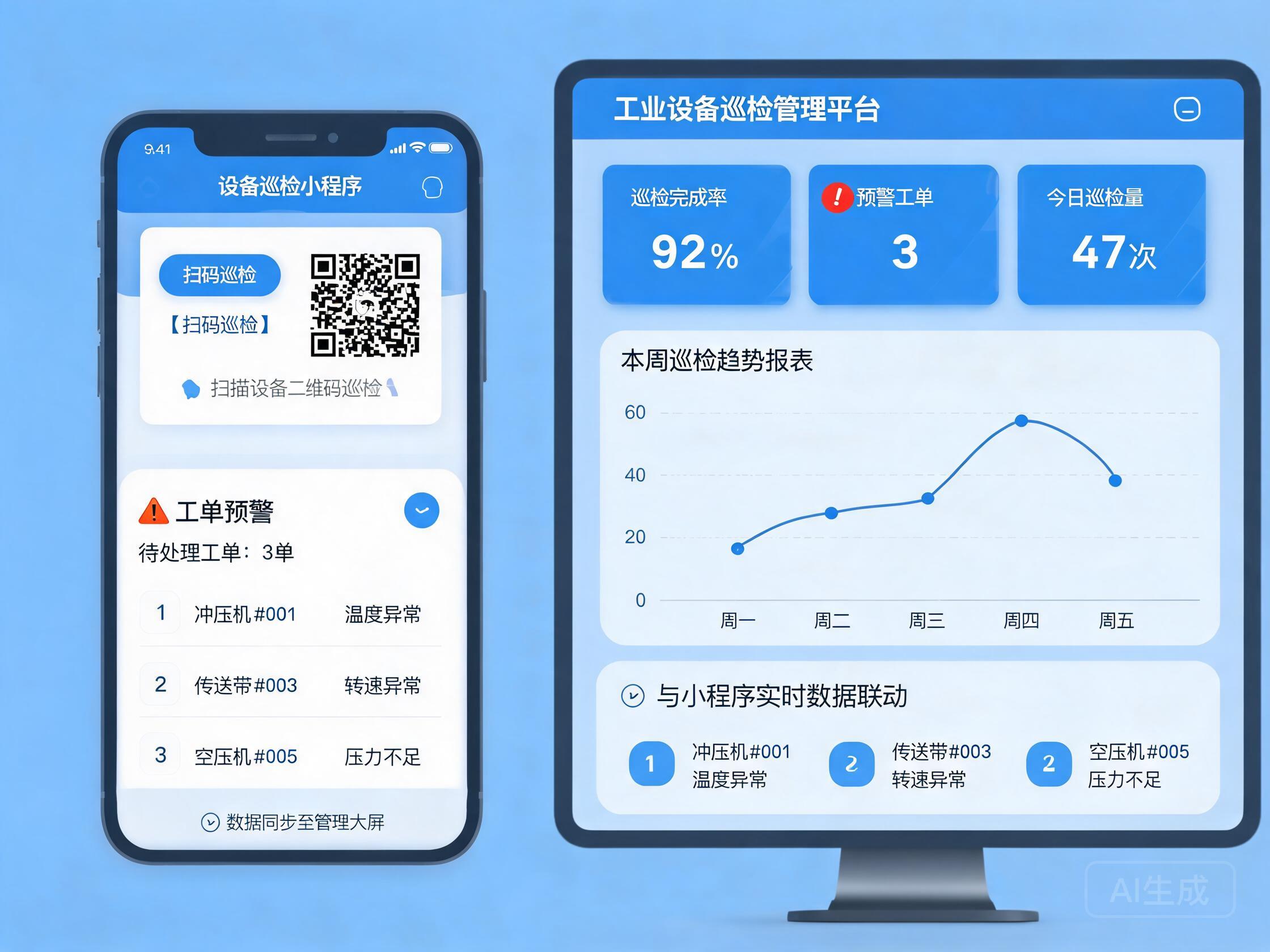 制造业巡检小程序